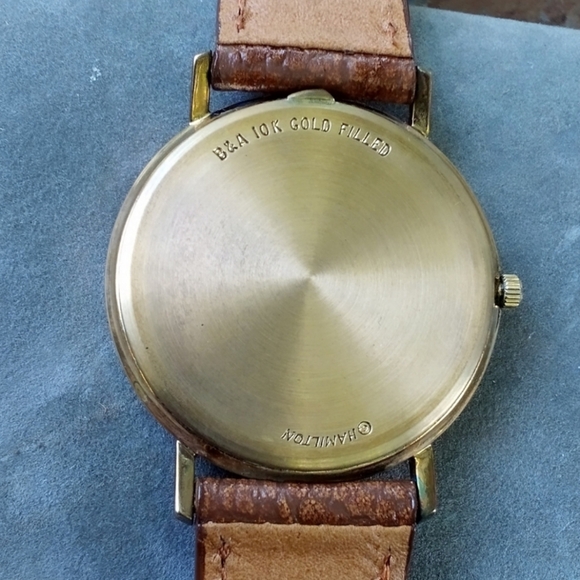 vintage Hamilton 14kt gold fill watch working condition - Picture 7 of 8